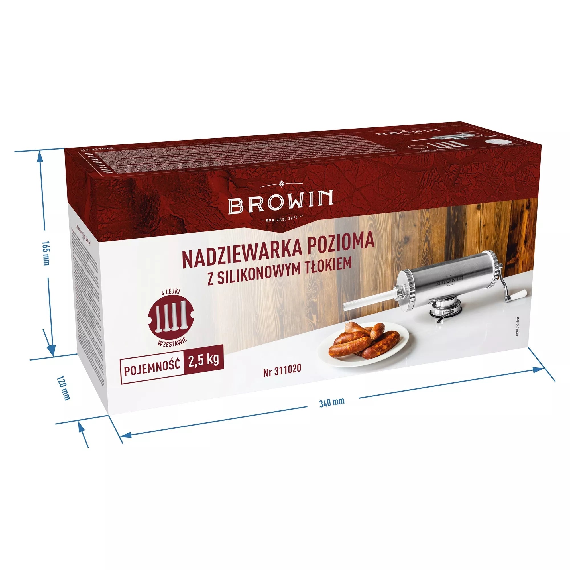 Rankinis horizontalus kimštuvas 2,5kg