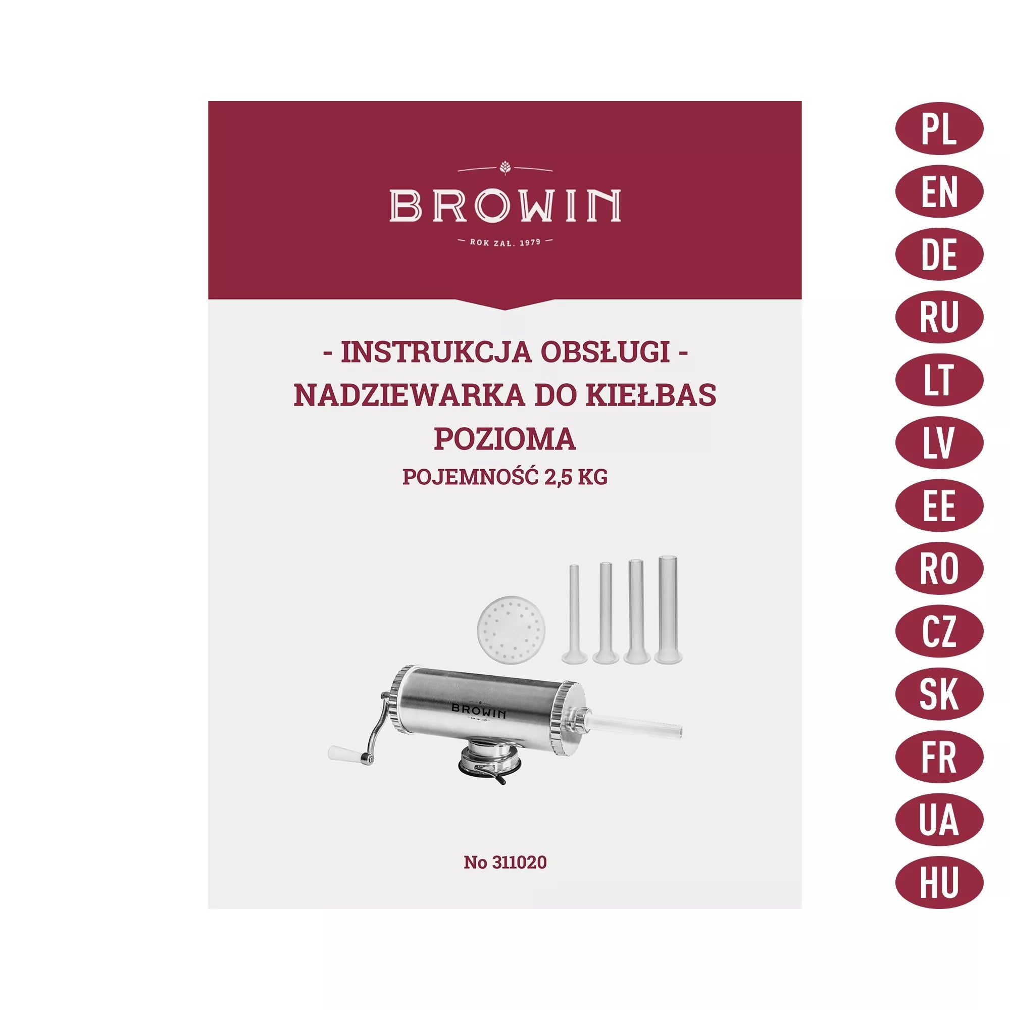 Rankinis horizontalus kimštuvas 2,5kg
