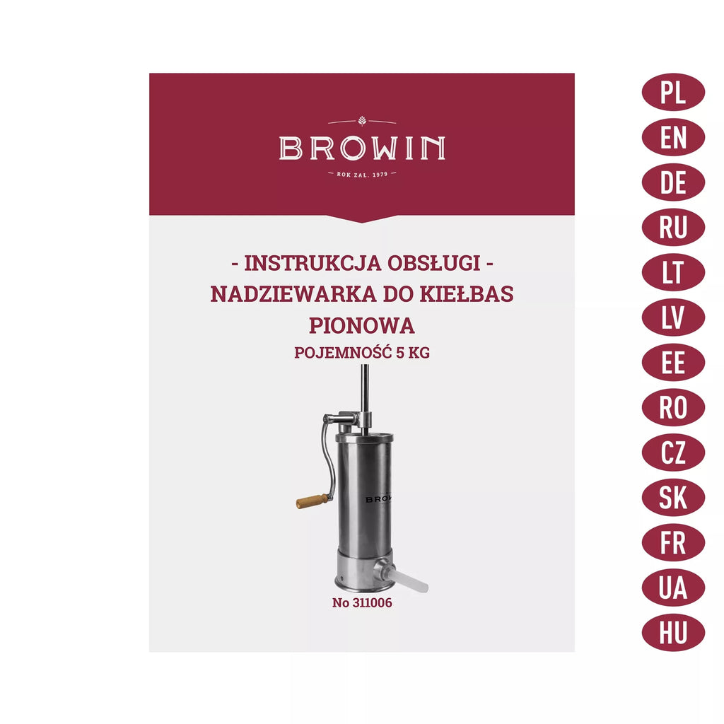 Rankinis vertikalus kimštuvas 5kg