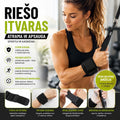 Reguliuojamas šildantis riešo įtvaras