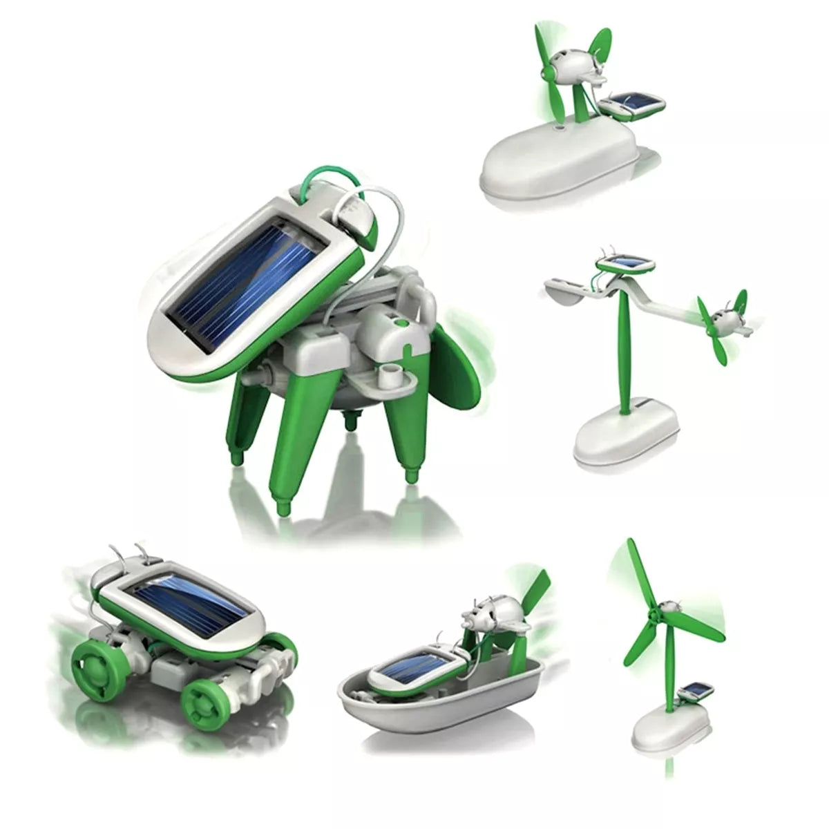 Saulės energijos konstruktorius 6in1