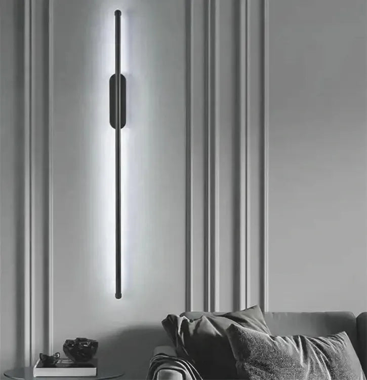 Sieninis LED šviestuvas 60 cm, 11 W, šviesa 6000 K, modernus baltas apšvietimas namų ar biuro interjerui