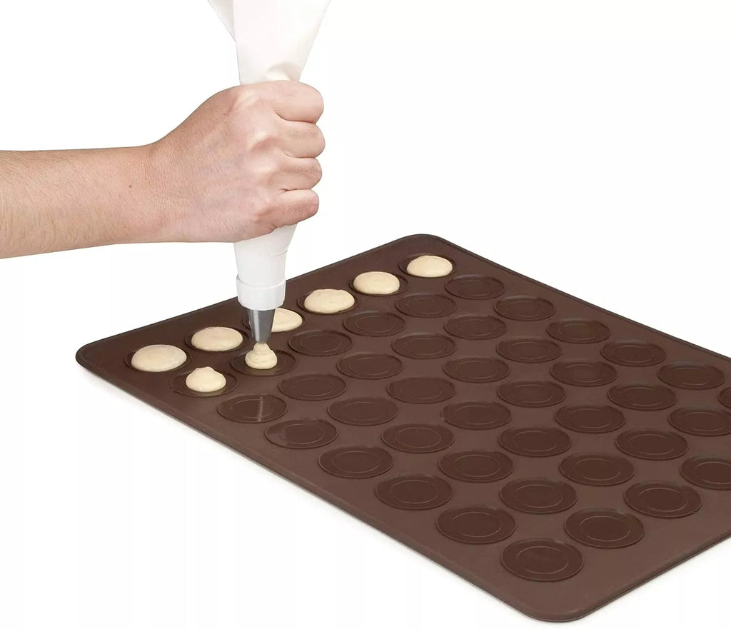 Silikoninė forma Macarons sausainiams – 38 × 28,5 cm