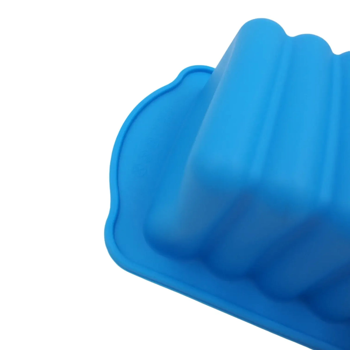 Silikoninė kepimo forma keksui, matmenys 27 × 11,5 × 5,7 cm, lanksti ir non-stick medžiaga, tinkama kepimui namų virtuvėje.