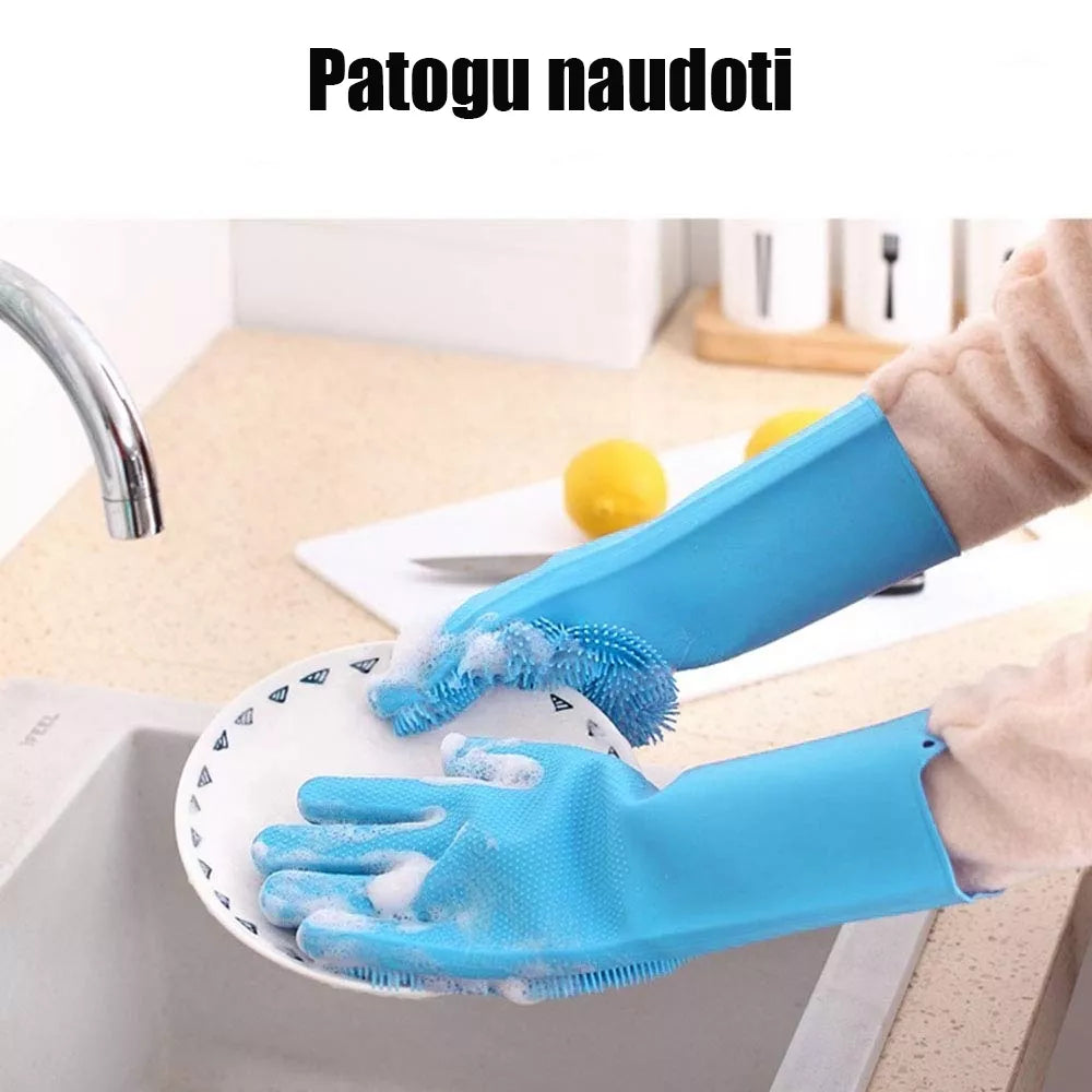 SILIKONINĖs PLOVIMO/VALYMO PIRŠTINĖS