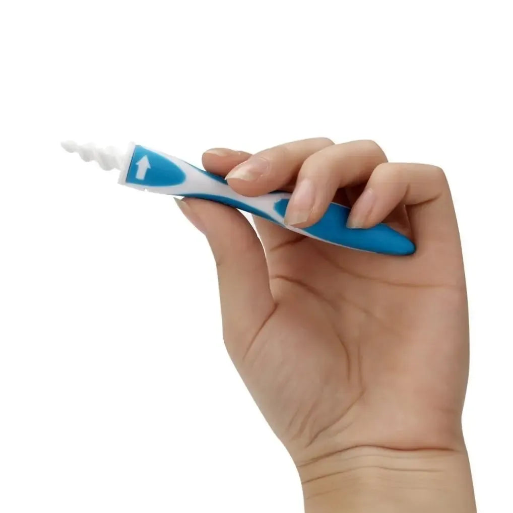 Silikoninis ausų valiklis Smart Swab, lankstus ir saugus ausų valymo įrankis su minkšta silikonine galvute.