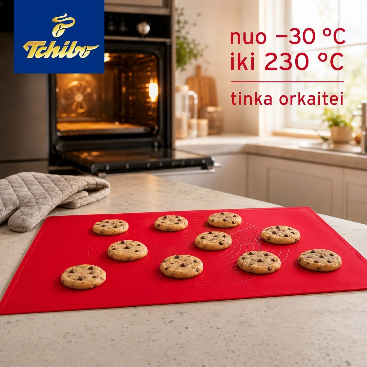 Silikoninis virtuvės kilimėlis