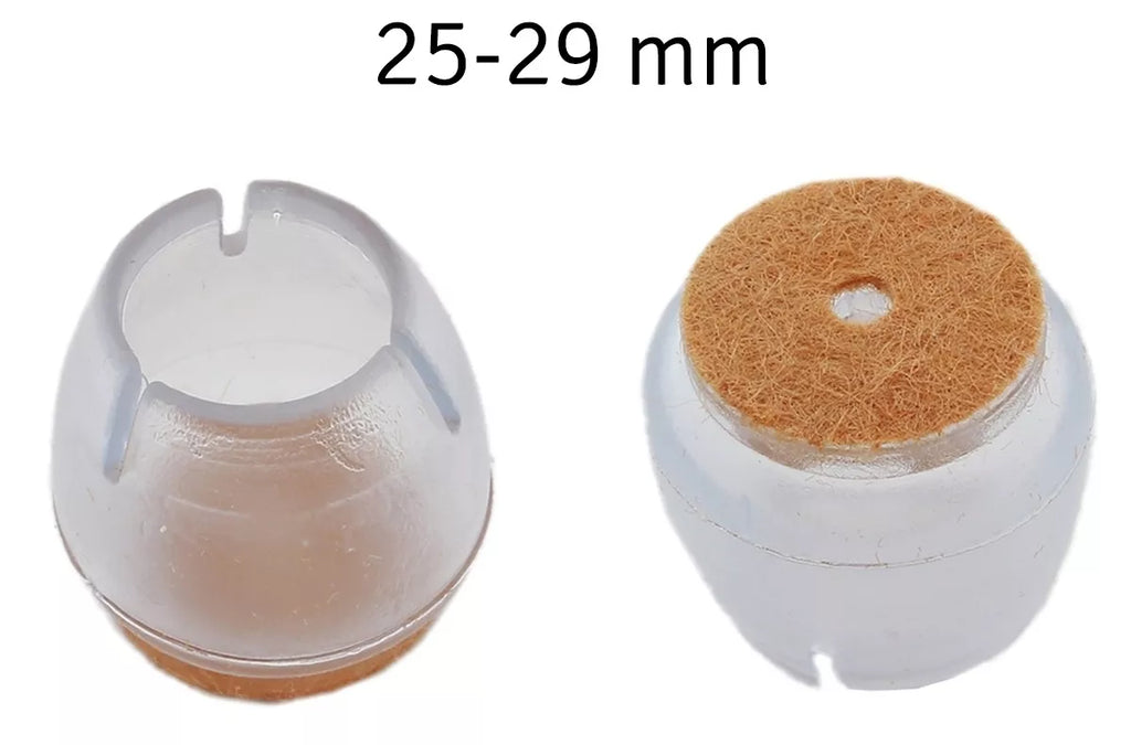 Silikoninių apsaugų rinkinys baldams (25-29 mm)