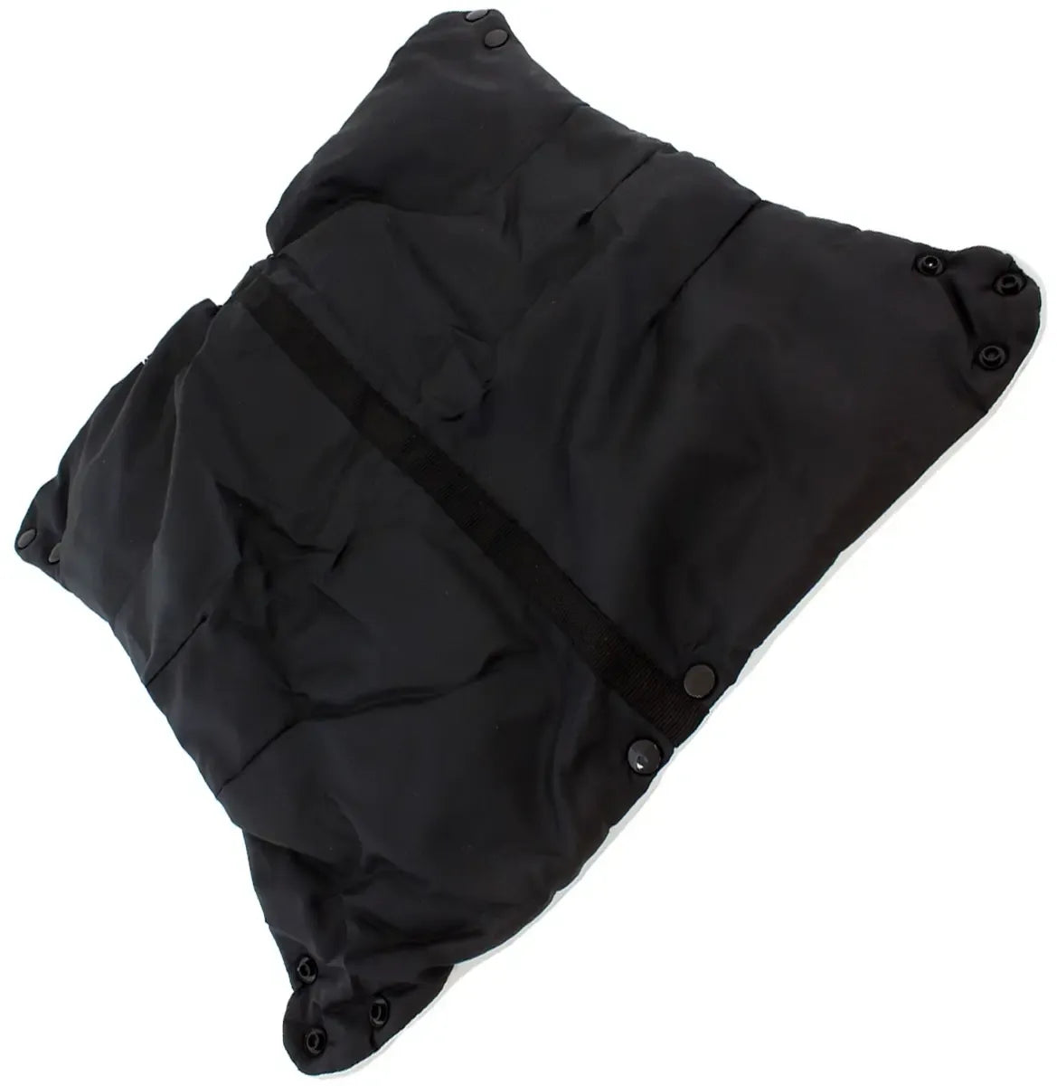 Šiltas vilnonis pirštinių užvalkalas vežimėliui ir rogutėms, apsaugo nuo šalčio, pagamintas iš vilnos medžiagos.