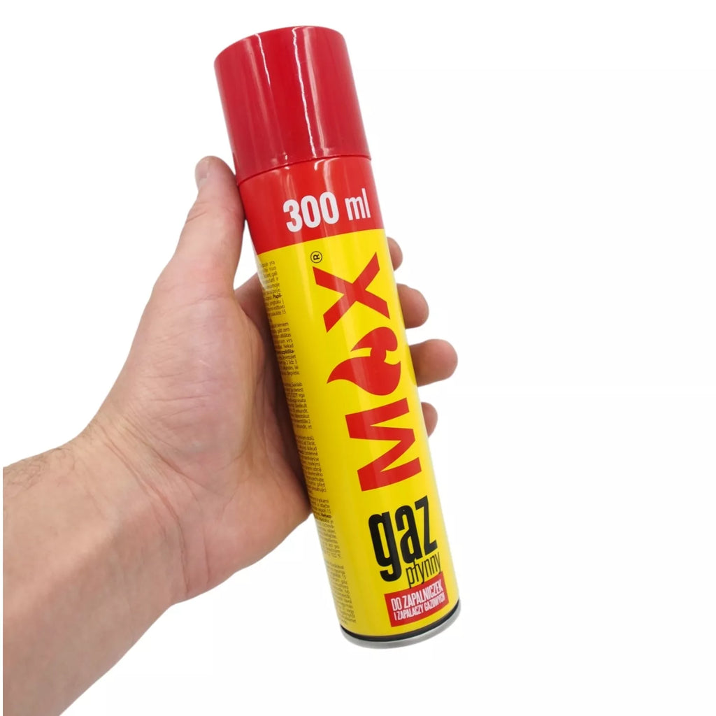 Skystas dujų užpildas žiebtuvėliams „MAX“ 300 ml