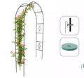 Sodo pergola su dekoracijomis 140 × 38 × 240 cm