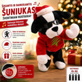 Šokantis ir dainuojantis kalėdinis šuniukas