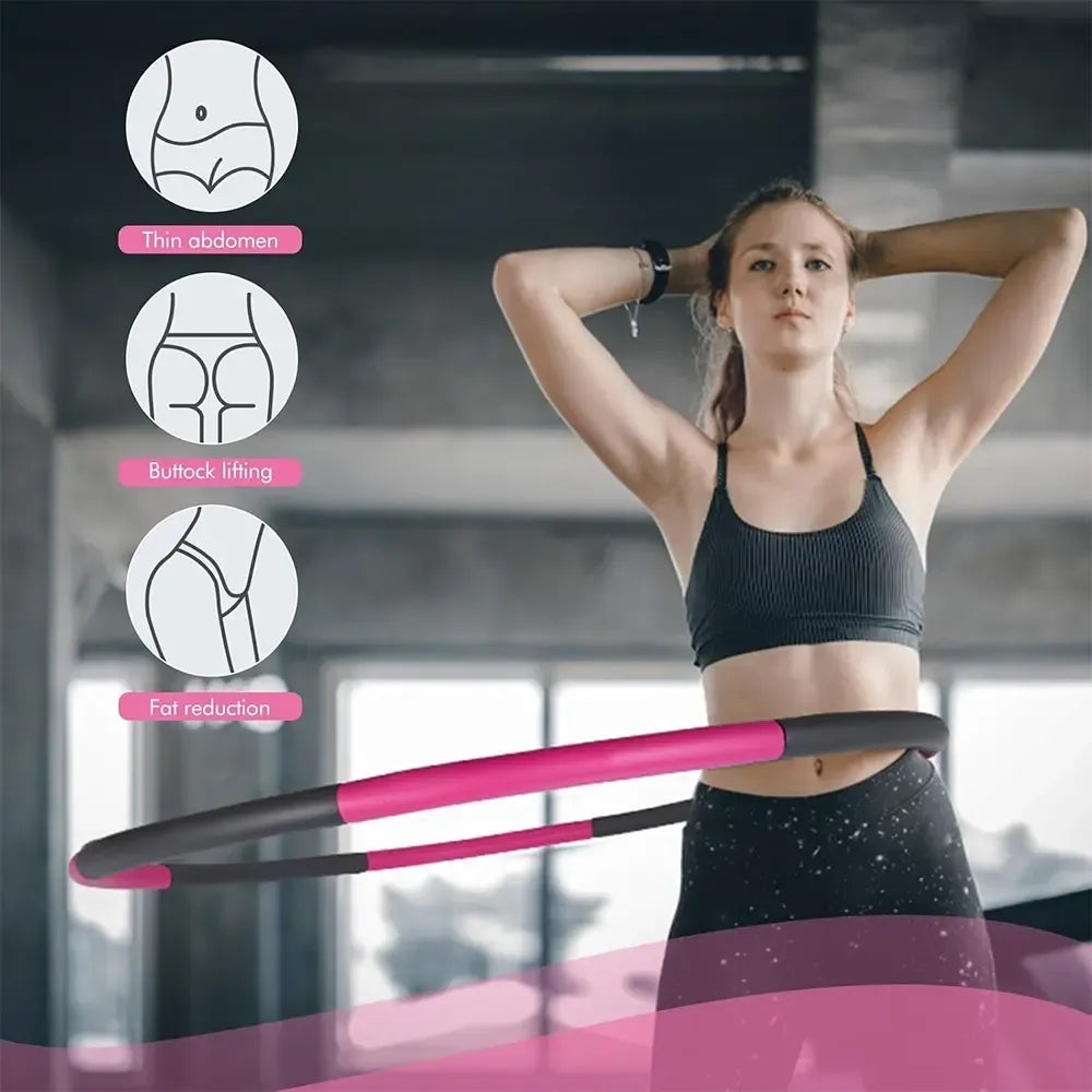 Sportinis Hula Hoop lankas su paminkštinimu, skirtas sportui ir pramogoms, su patogiu sukibimu ir minkšta apdaila.