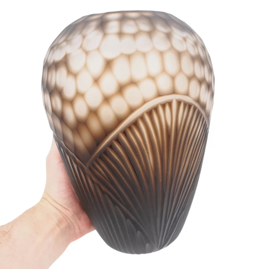 Stiklinė vaza „Forma Lumo“, 13.5 × 13.5 × 35.5 cm