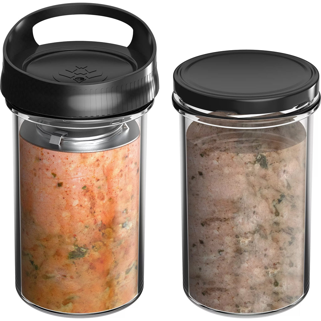 Stiklinis presuoklis – DUO rinkinys, 2 x 450 g talpos