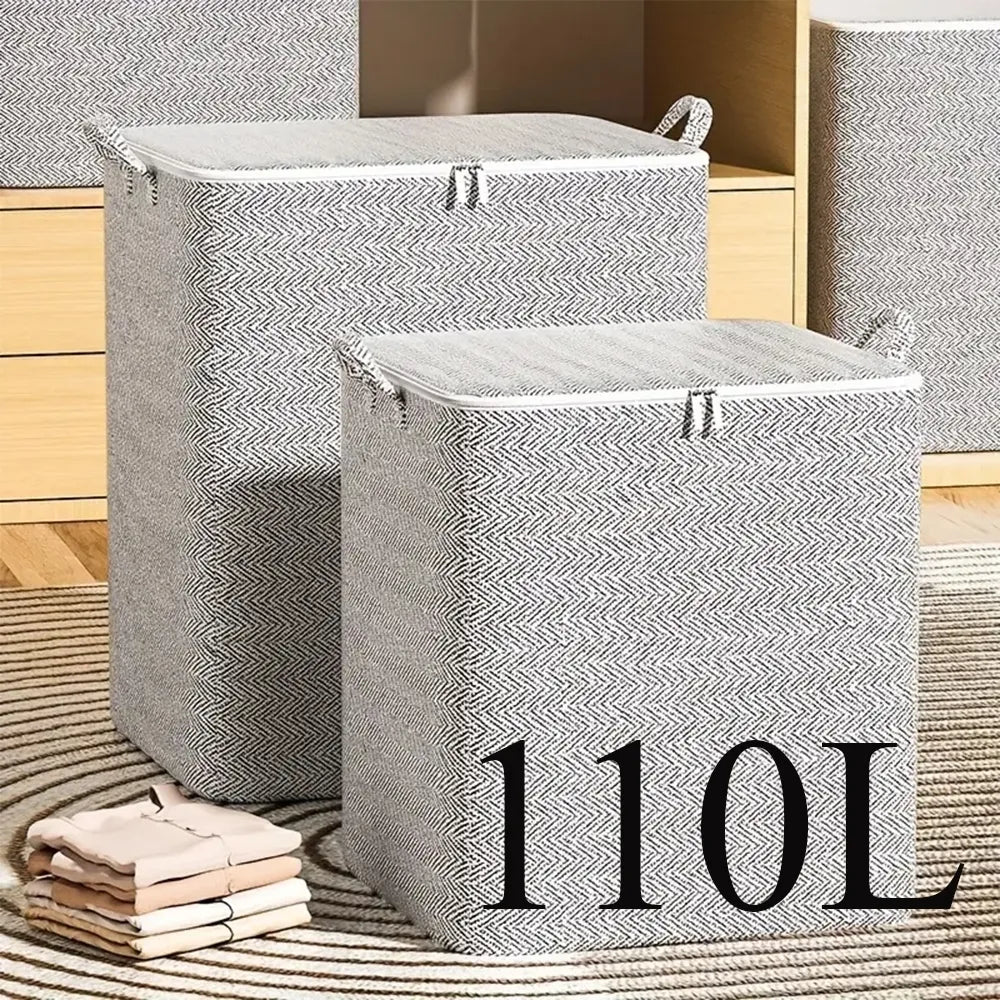 Sulankstoma daiktadėžė su užtrauktuku 110L
