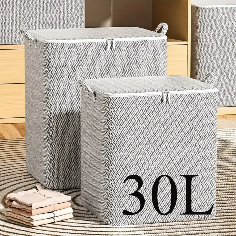 Sulankstoma daiktadėžė su užtrauktuku 30L
