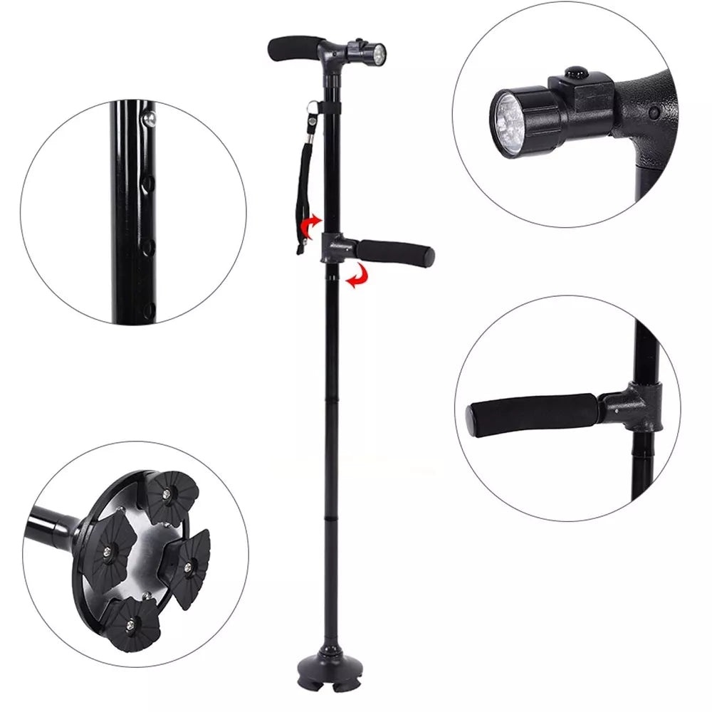Sulankstoma lazda su LED