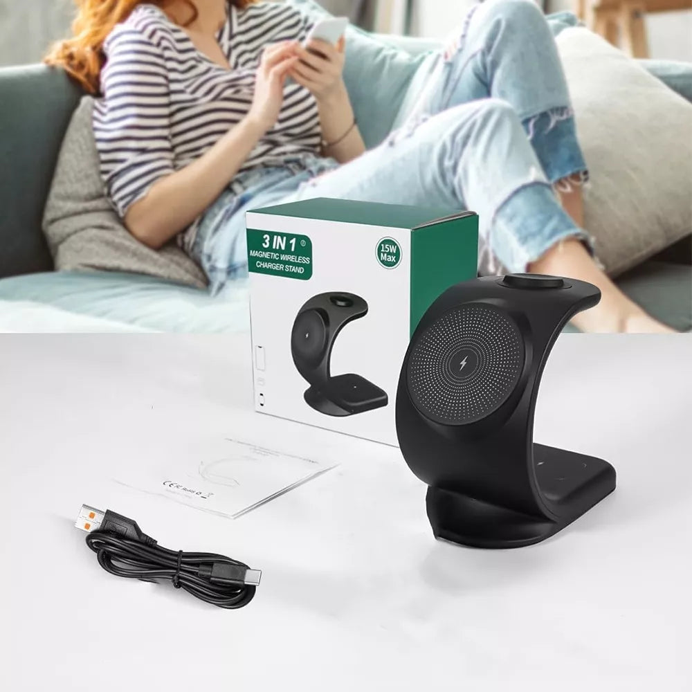 Telefono ir laikrodžio belaidis įkroviklis