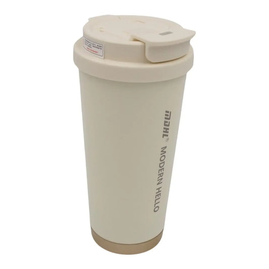 Daugkartinis 530 ml termosinis puodelis kavai, nerūdijančio plieno, su dangteliu, skirtas šiltiems gėrimams.