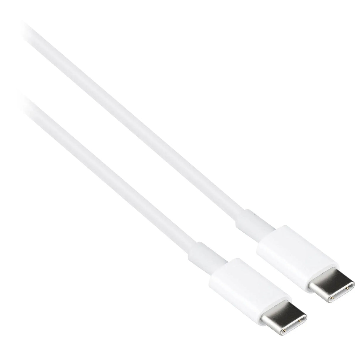 USB-C į USB-C greito įkrovimo laidas, 1 m, baltas, stiprus ir lankstus įkrovimo ir duomenų perdavimo kabelis