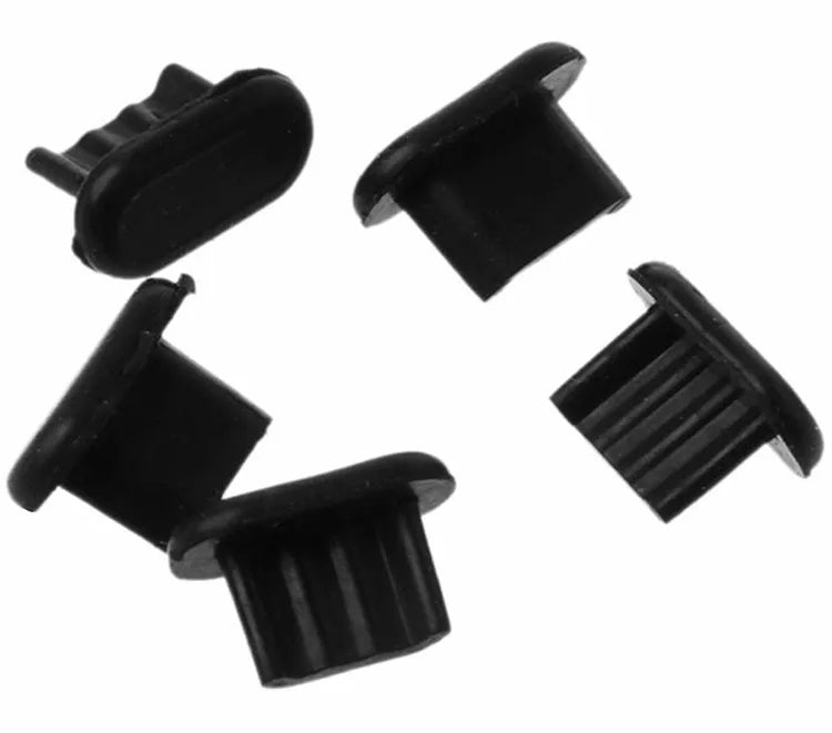 USB-C ir 3,5 mm AUX jungčių apsauginių kištukų rinkinys, 10 vnt.