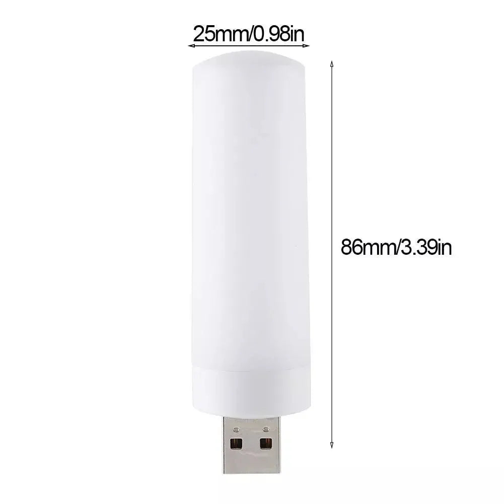 USB liepsnos imitacijos LED lemputė su švytinčia, liepsnos vaizdu, skirta sukurti atmosferą.