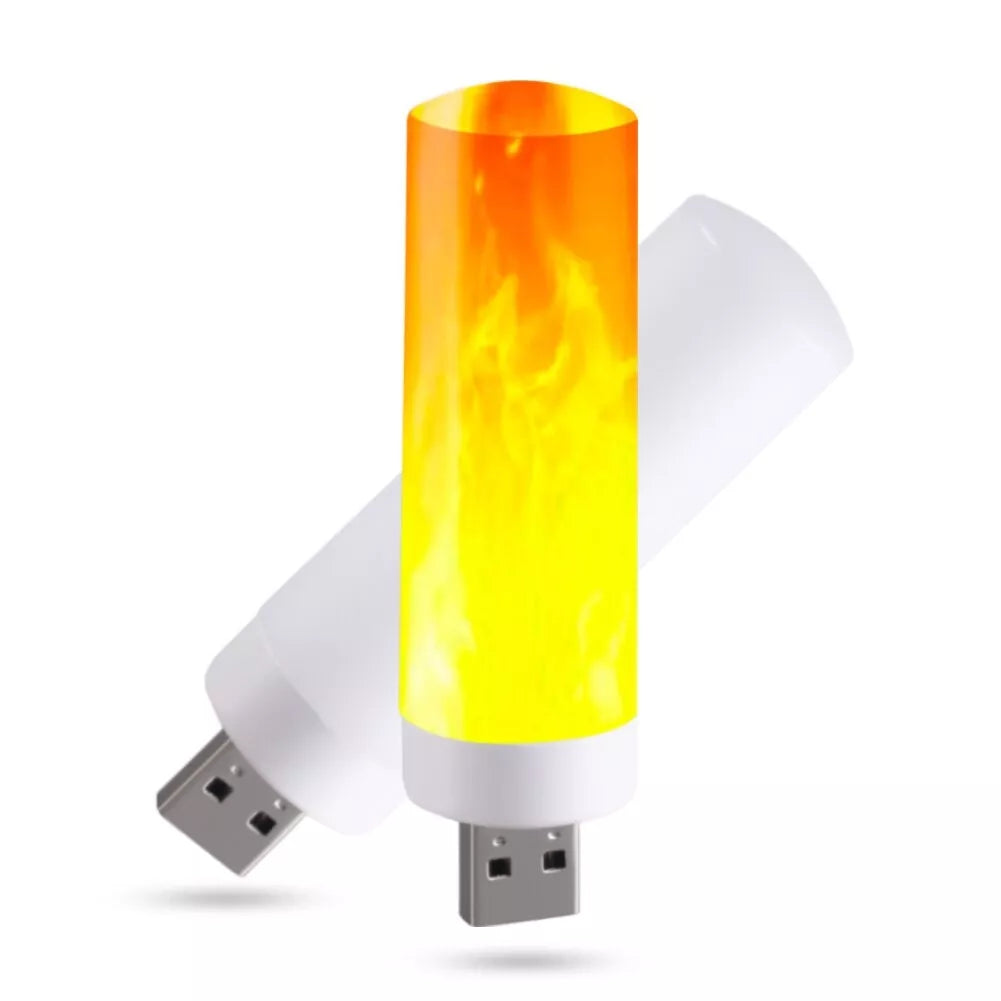 USB liepsnos imitacijos LED