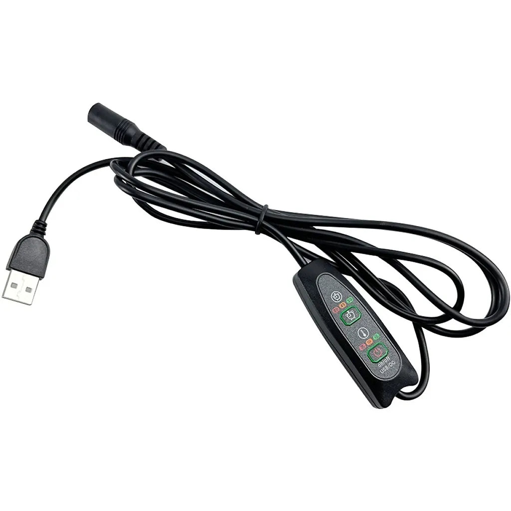 USB šildomas kilimėlis su temperatūros valdymu 30 x 20 cm