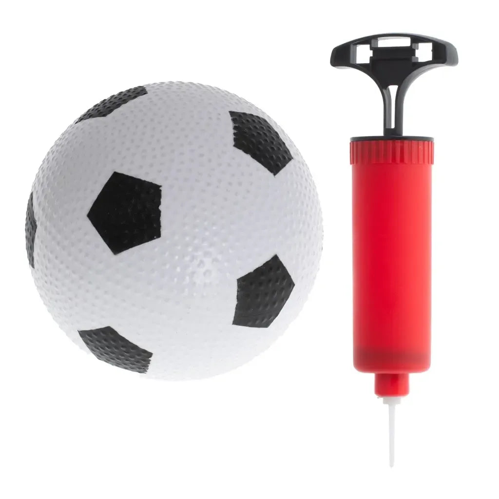 Vaikiški futbolo vartai 2in1, universalus treniruočių rinkinys vaikams, su dideliais ir mažesniais vartais, matmenys 143x110x70 cm