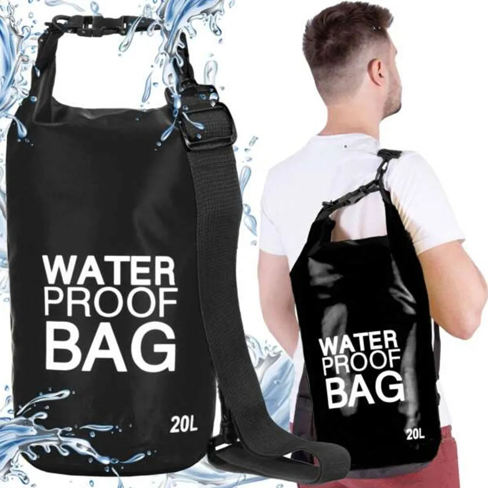 Vandeniui atspari kuprinė / maišas 20L Juodas