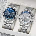 Vīriešu luksusa pulkstenis Timeless Duo — 2 par 1 cenu