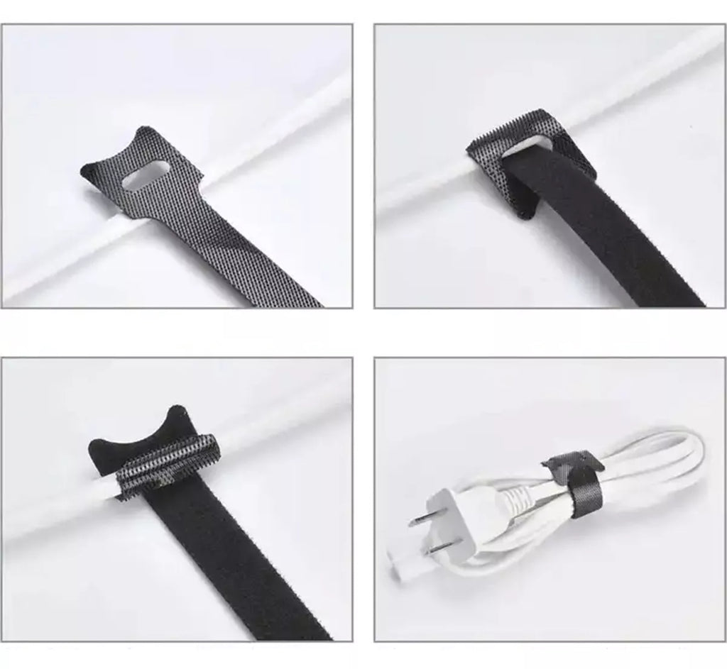 Velcro Kabelių raištelių rinkinys 50vnt.